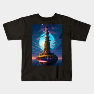 Whimsical Tower Kids T-Shirt